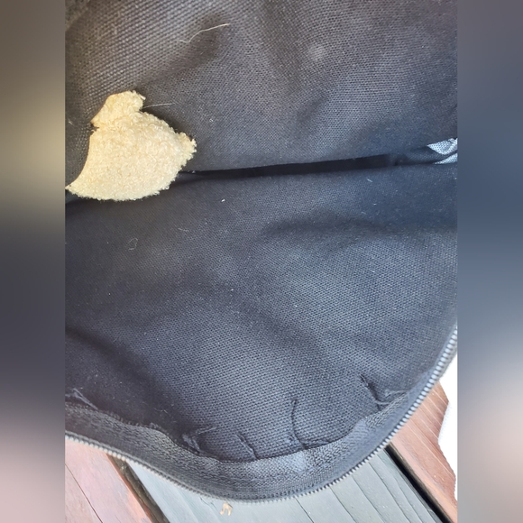 NWOT Set Of 2 Teddy Bear Canvas Bags - Picture 5 of 11